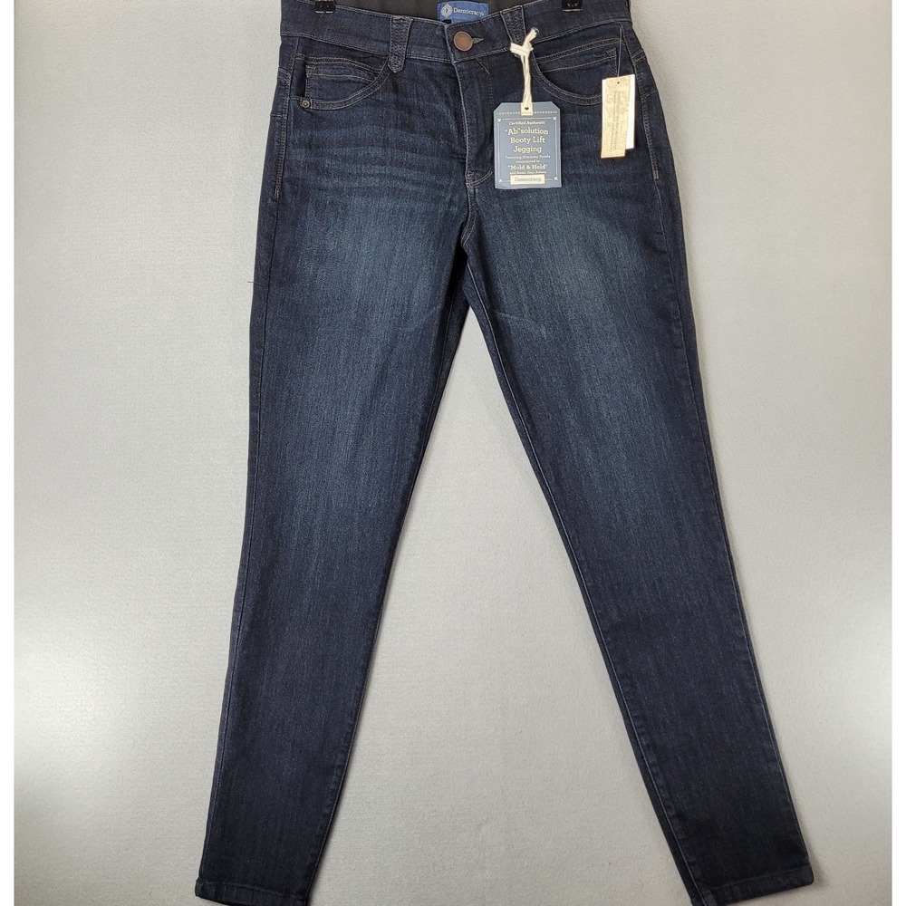 Democracy Ab'solution Booty Lift Jegging Dark Wash Skinny Jeans Size 12 NWT